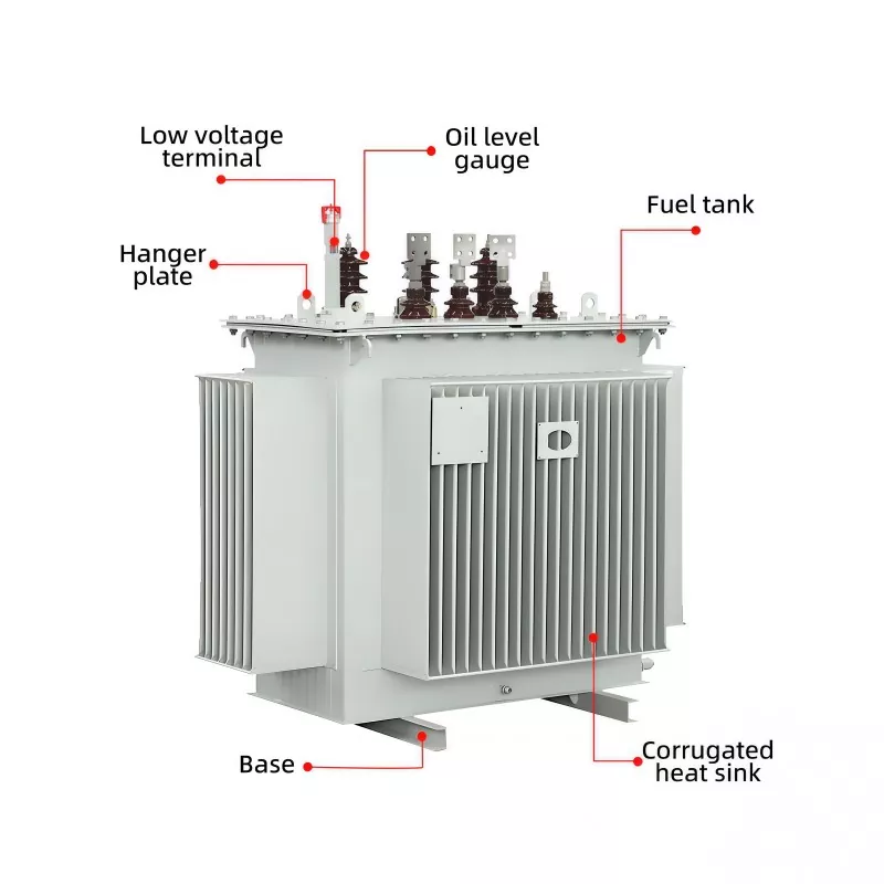 11KV Indgang 0,4KV Udgang Trefaset olienedsænket transformer